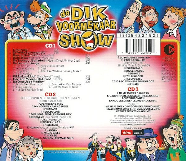 Dik Voormekaar : De Dik Voormekaar Show (2xCD, Album + CD-ROM)