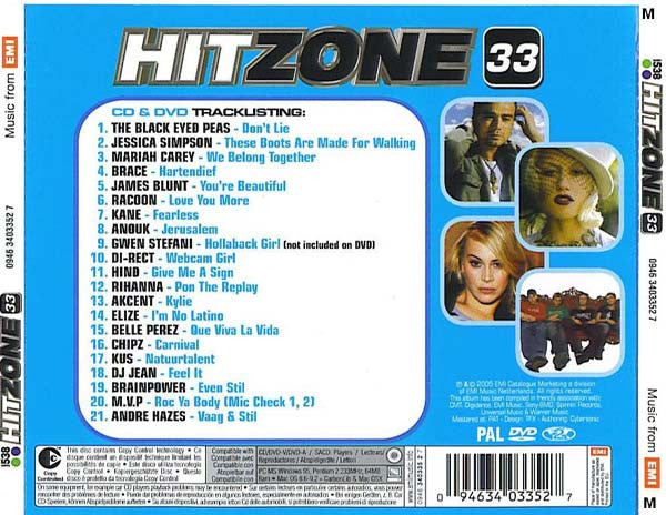 Various : Radio 538 Hitzone 33 (CD, Comp, Copy Prot. + DVD, Comp, PAL)