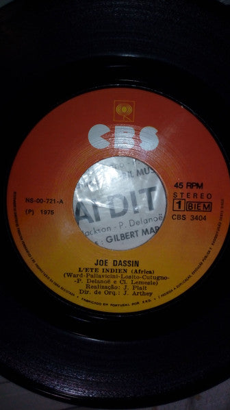 Joe Dassin : L'Été Indien (Africa) (7", Single)