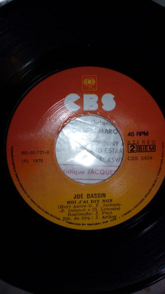 Joe Dassin : L'Été Indien (Africa) (7", Single)
