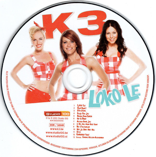 K3 : Loko Le (CD, Album)