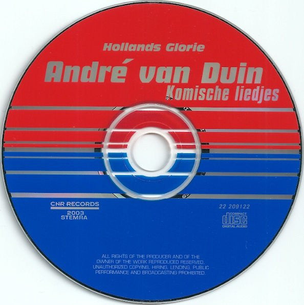André van Duin : Komische Liedjes (CD, Comp)