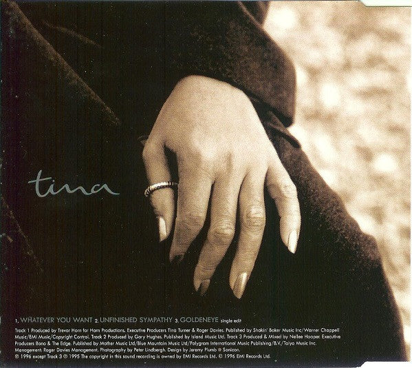 Tina Turner : Whatever You Want (CD, Maxi)