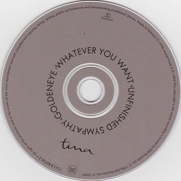 Tina Turner : Whatever You Want (CD, Maxi)