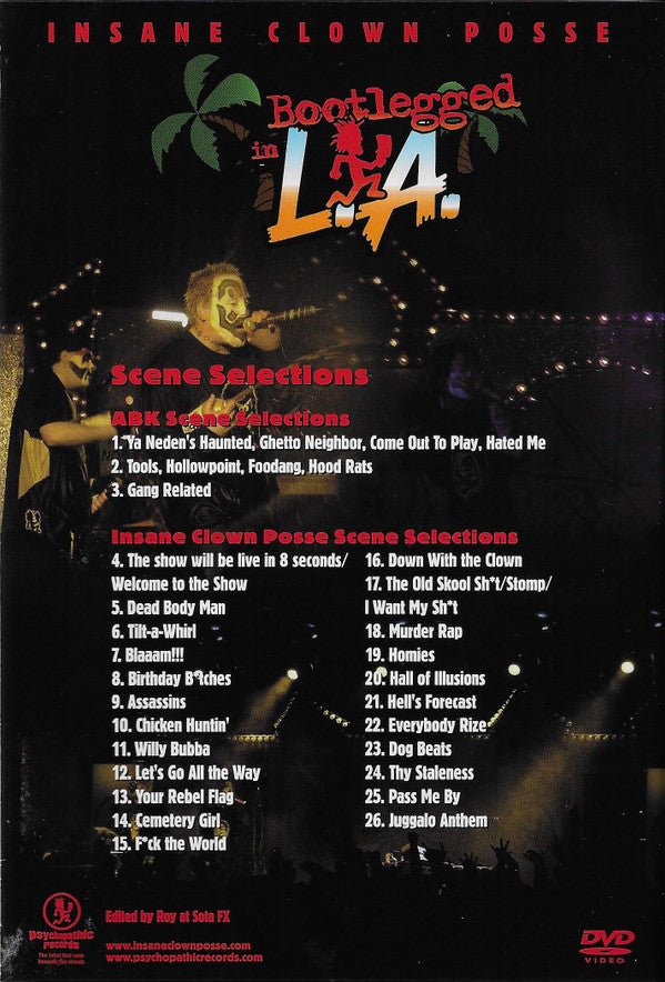 Insane Clown Posse : Bootlegged In L.A. (DVD-V)