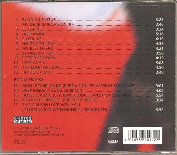 Páll Óskar : Rendez-Vous (CD, Album, Comp)