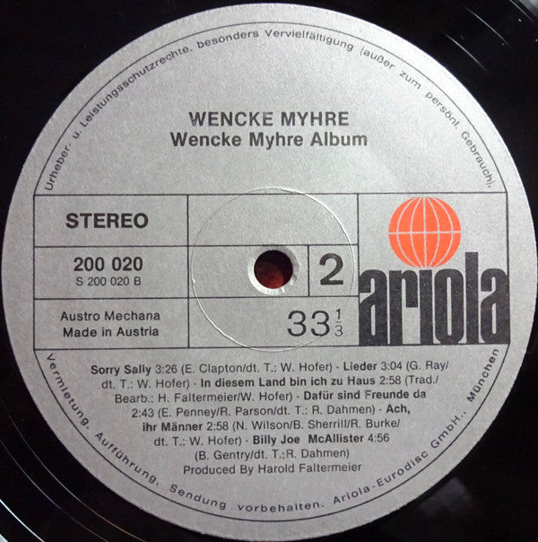 Wencke Myhre : Album (LP, Album)