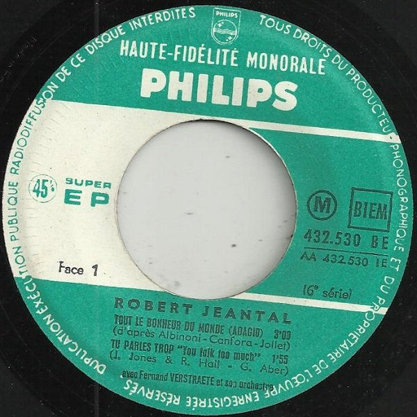 Robert Jeantal : 6e Série (7", EP)