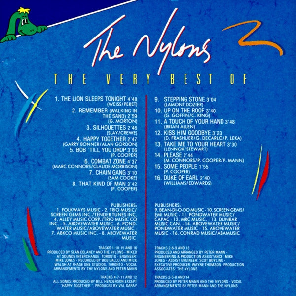 The Nylons : The Very Best Of The Nylons (CD, Comp)