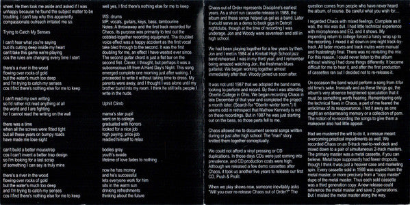 Discipline. : Chaos Out Of Order (CD, Album, RE, RM)