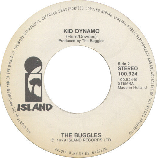 The Buggles : Video Killed The Radio Star (7", Single)