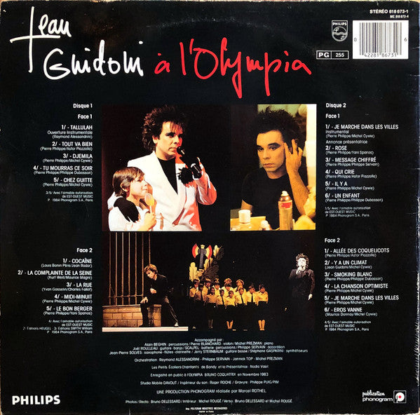 Jean Guidoni : A L'Olympia (2xLP, Album)