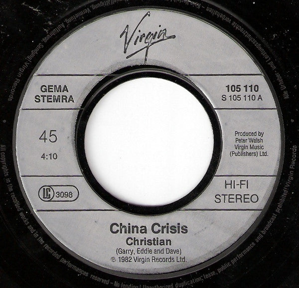China Crisis : Christian (7", Single)