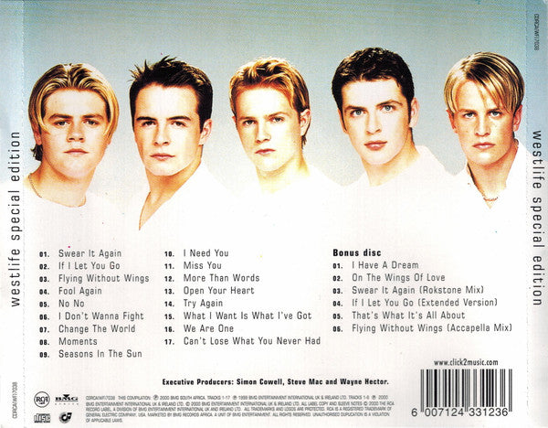 Westlife : Westlife (2xCD, Album, S/Edition)