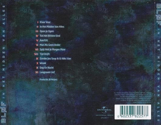 Bløf : In Het Midden Van Alles (CD, Album)