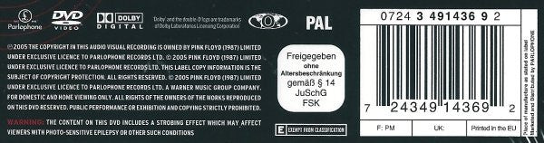 Pink Floyd : Pulse (2xDVD-V, Mixed, RE, Multichannel, PAL)