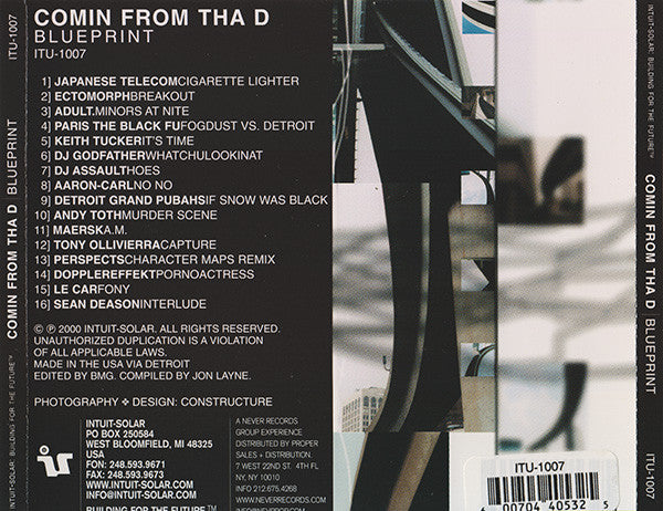 Various : Comin From Tha D: Blueprint (CD, Comp)