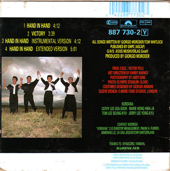 Koreana : Hand In Hand (CD, Maxi)
