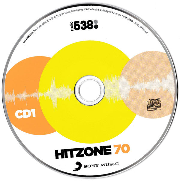 Various : Radio 538 - Hitzone 70 (2xCD, Comp, Tex)