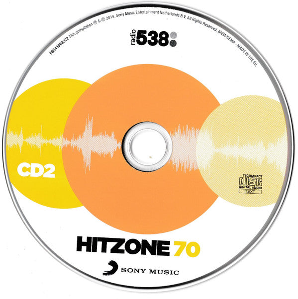 Various : Radio 538 - Hitzone 70 (2xCD, Comp, Tex)