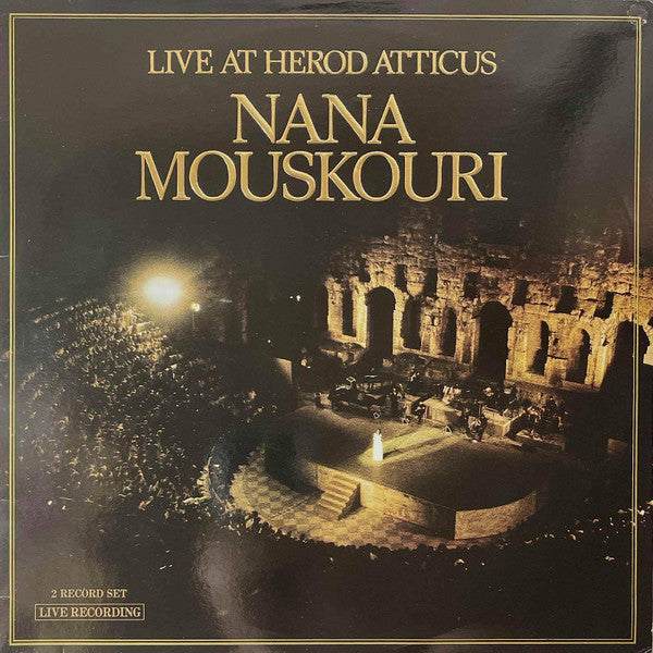 Nana Mouskouri : Live At Herod Atticus (2xLP, Album, Gat)