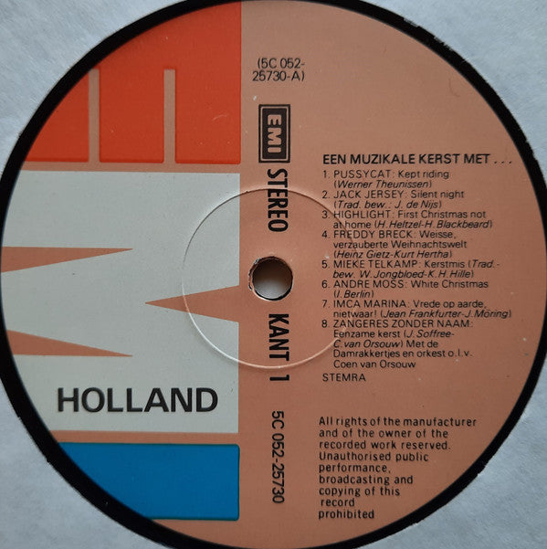 Various : Een Muzikale Kerst (LP, Comp)