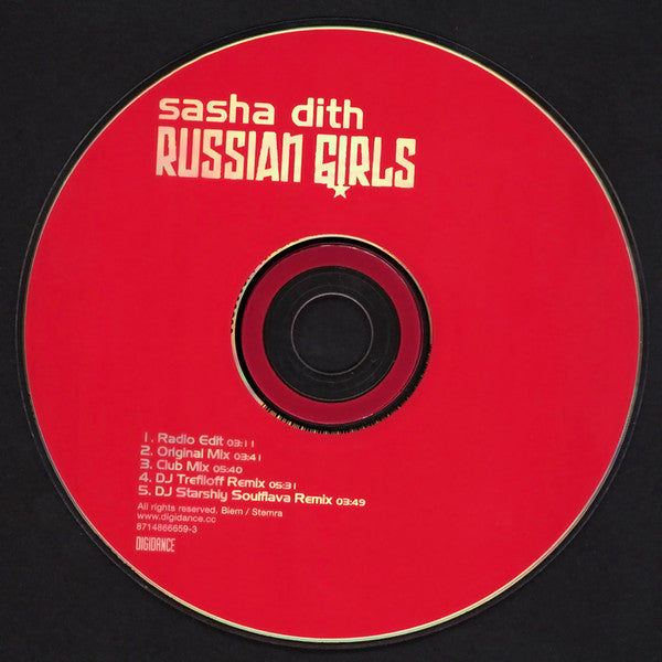 Sasha Dith : Russian Girls (CD, Single)