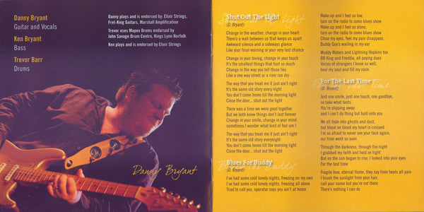 Danny Bryant's Redeyeband : Just As I Am (CD, Album, Dig)