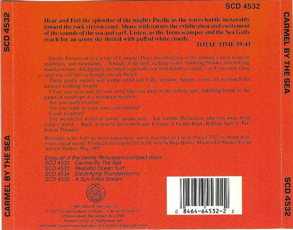 No Artist : The Sounds Of Nature - Carmel By The Sea (CD, Album)