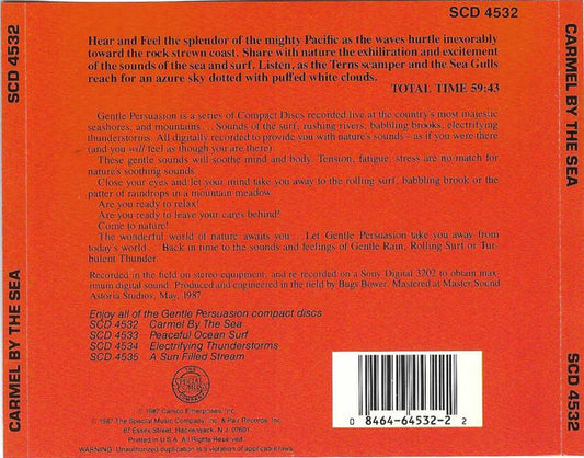 No Artist : The Sounds Of Nature - Carmel By The Sea (CD, Album)