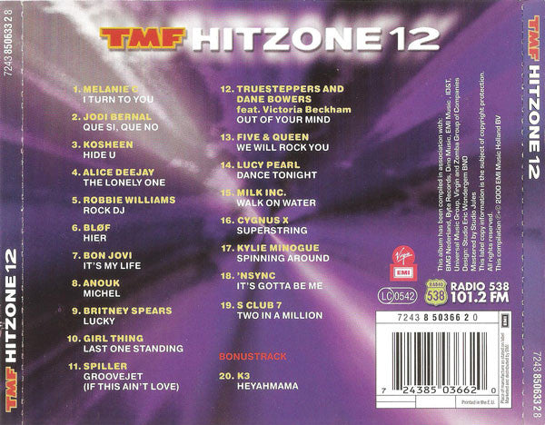 Various : TMF Hitzone 12 (CD, Comp)