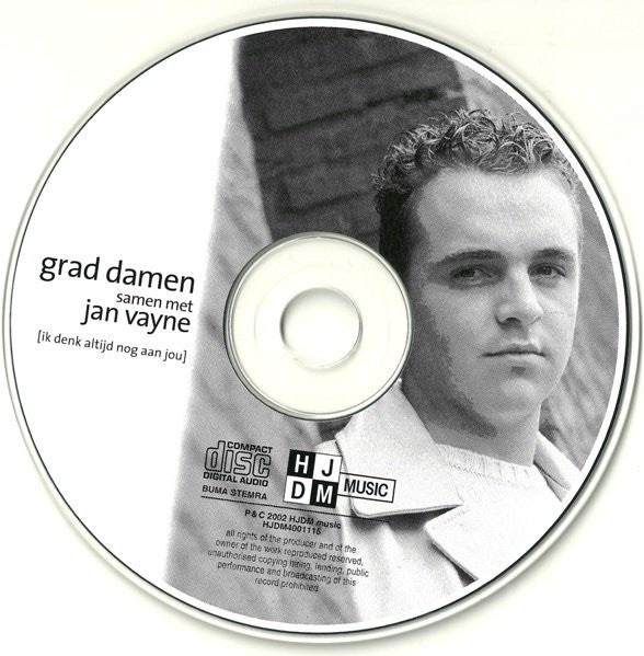 Grad Damen Samen Met Jan Vayne : Ik Denk Altijd Nog Aan Jou (CD, Single)