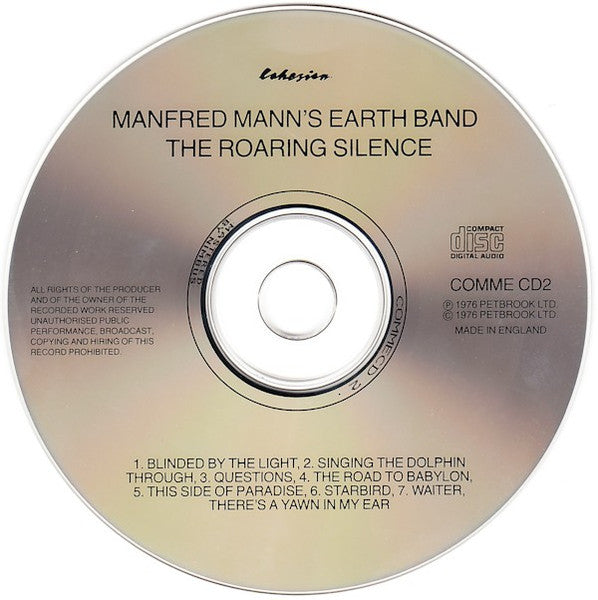 Manfred Mann's Earth Band : The Roaring Silence (CD, Album, RE)