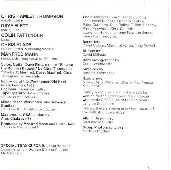 Manfred Mann's Earth Band : The Roaring Silence (CD, Album, RE)