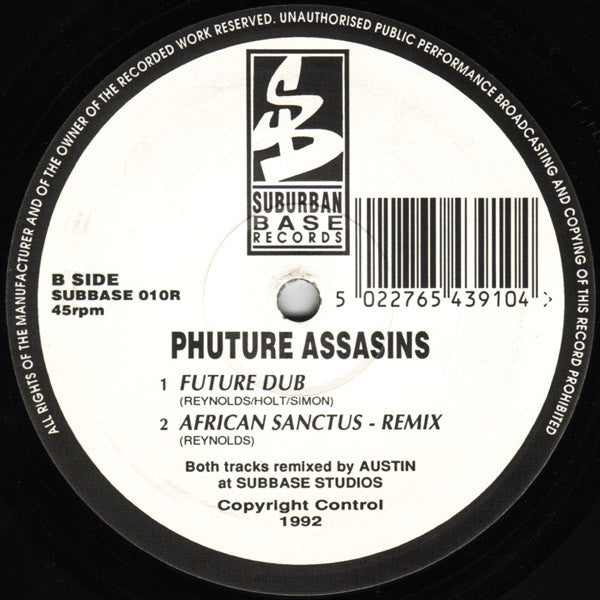 Phuture Assassins : Future Sound (Two Bad Mice Remix) (12")