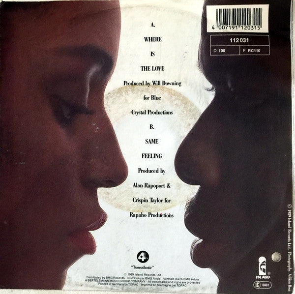 Mica Paris & Will Downing : Where Is The Love (7", Single)