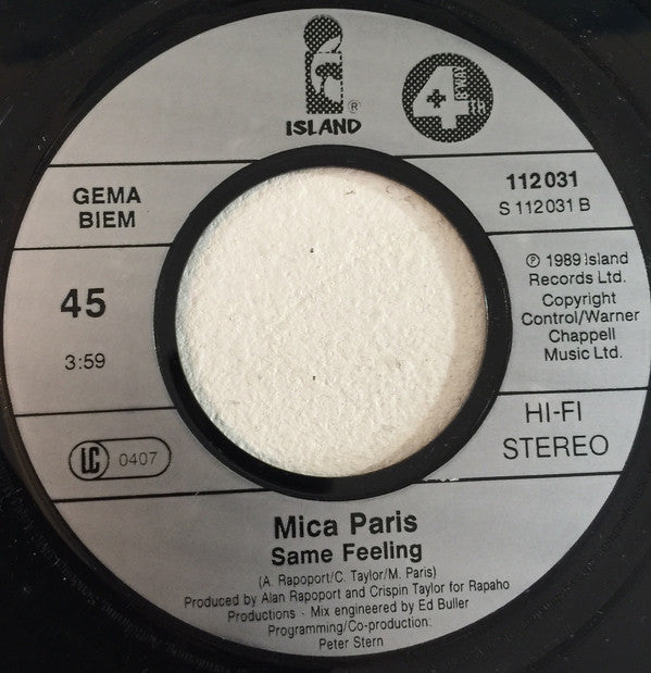 Mica Paris & Will Downing : Where Is The Love (7", Single)