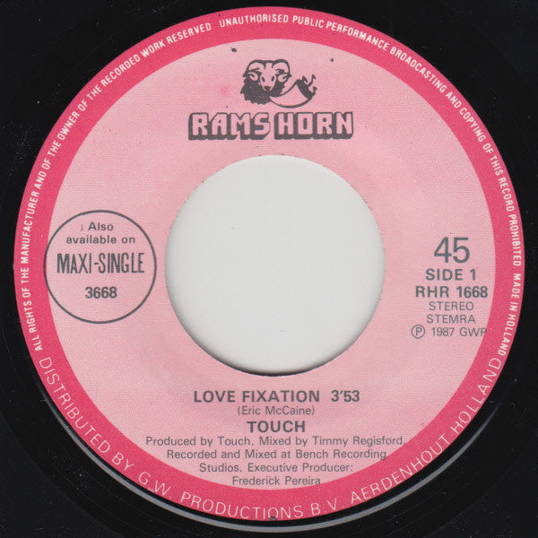 Touch (12) : Love Fixation (7", Single)