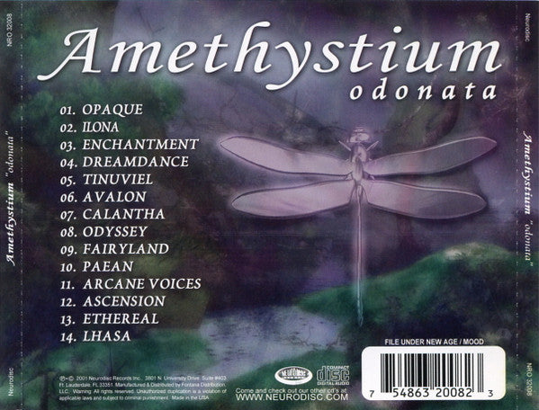 Amethystium : Odonata (CD, Album, RE)