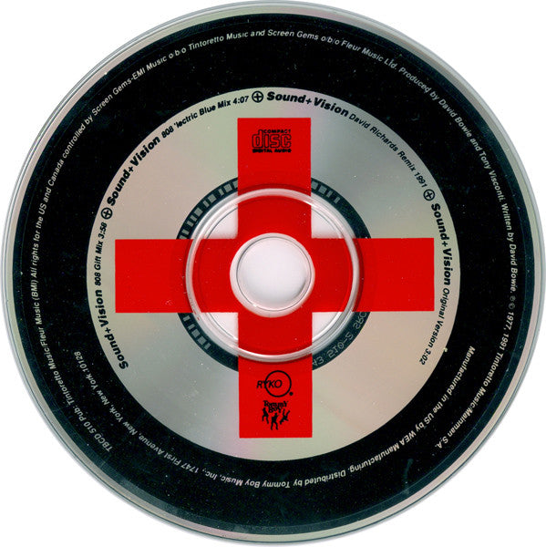 David Bowie vs 808 State : Sound + Vision (Remix) (CD, Maxi)
