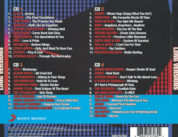Various : 80's (Long Versions) (4xCD, Comp)