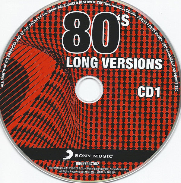 Various : 80's (Long Versions) (4xCD, Comp)