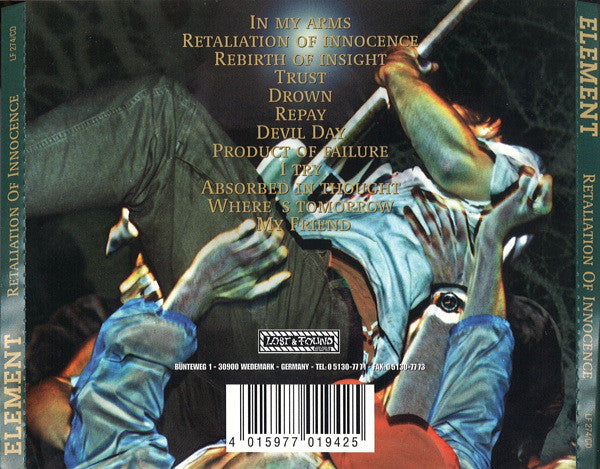 Element (15) : Retaliation Of Innocence (CD, Album)