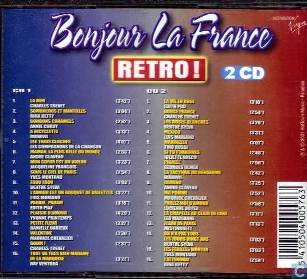 Various : Bonjour La France Retro! (2xCD, Comp)