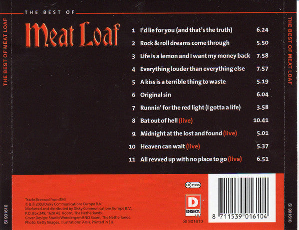 Meat Loaf : The Best Of Meat Loaf  (CD, Comp)