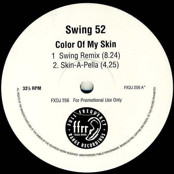 Swing 52 : Color Of My Skin (2x12", Promo)