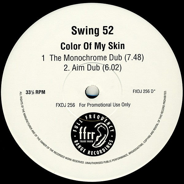 Swing 52 : Color Of My Skin (2x12", Promo)