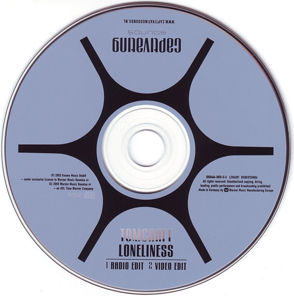 Tomcraft : Loneliness (CD, Single, Car)