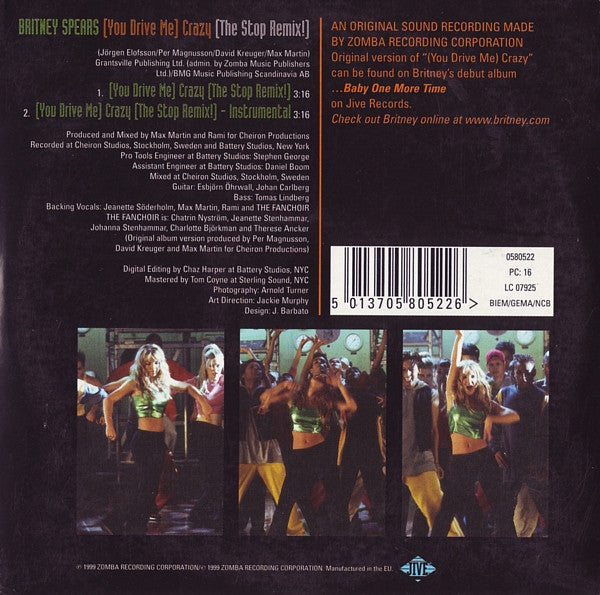 Britney Spears : (You Drive Me) Crazy (The Stop Remix!) (CD, Single)