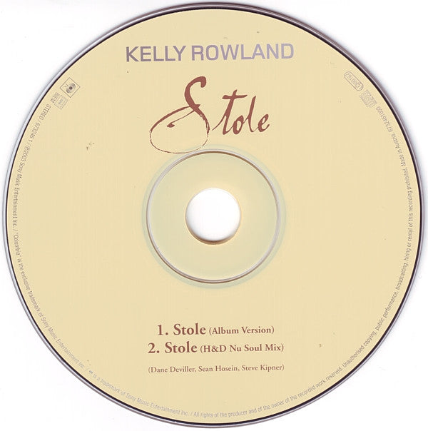 Kelly Rowland : Stole (CD, Single)